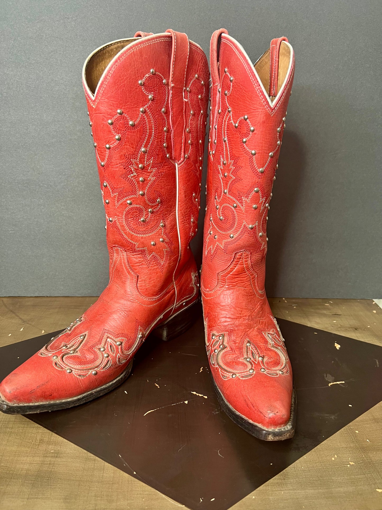 LucyBrook Boutique Brooke's Closet: Cherry Red Cowgirl Boots
