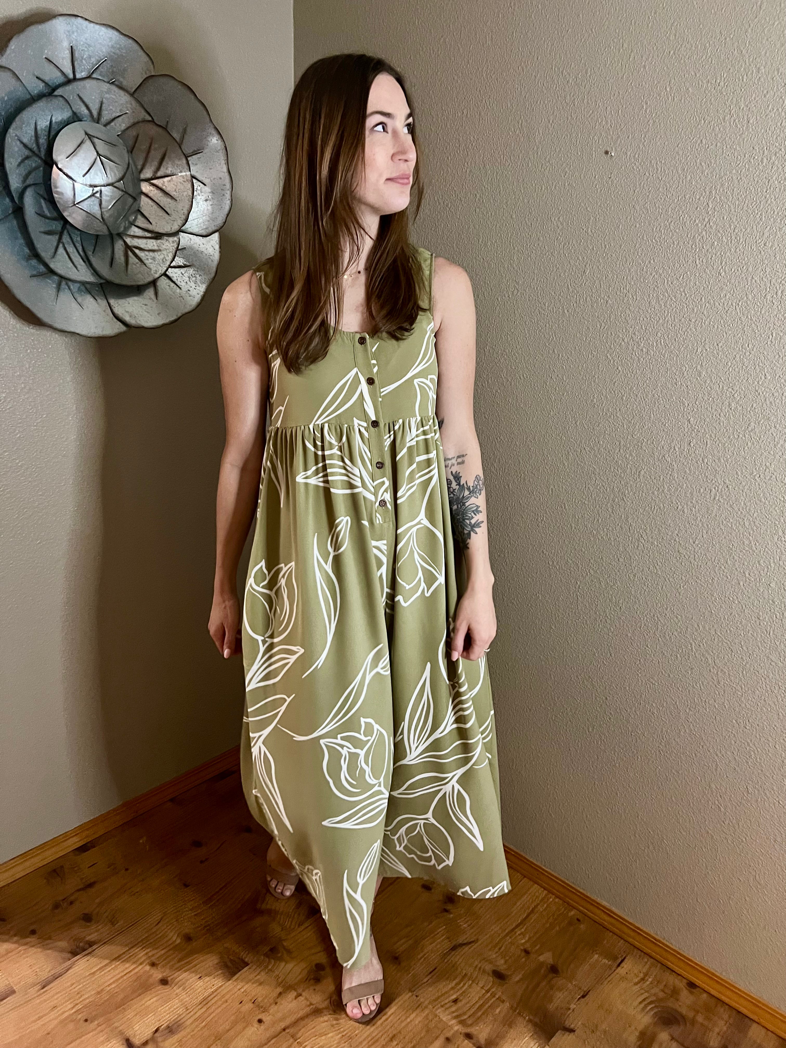 Whimsy Floral Cropped Jumpsuit – LucyBrook