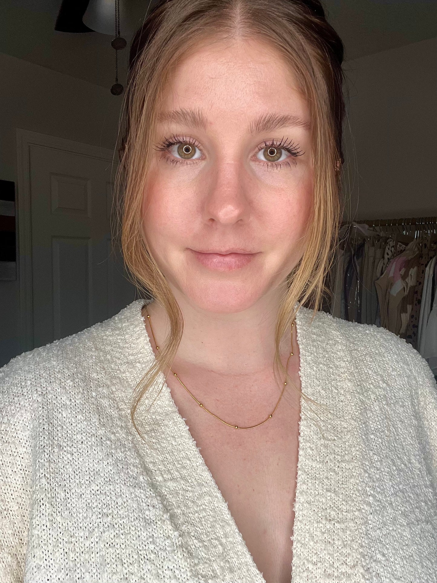 Dotted Gold Plated Necklace