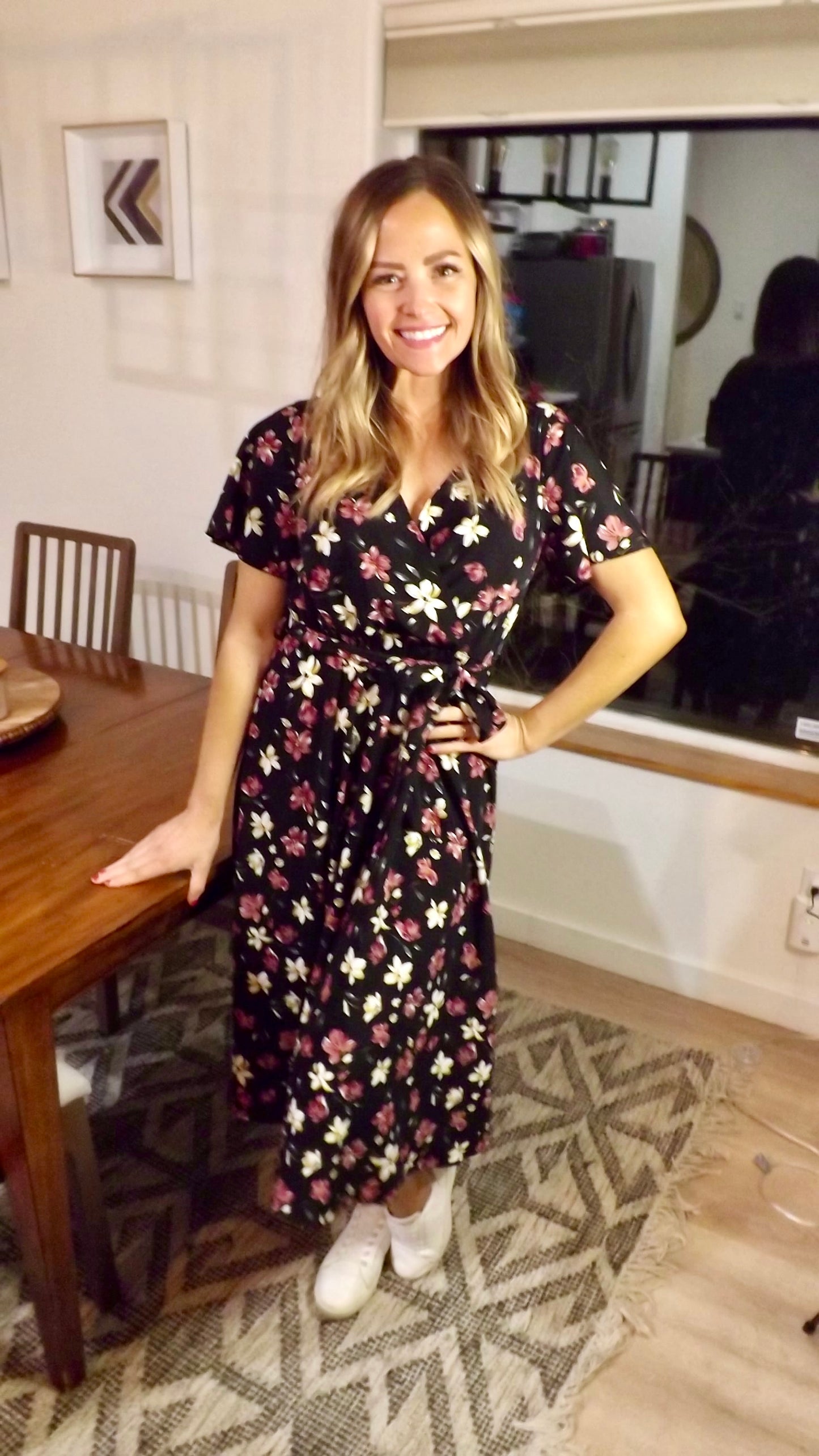 Brooke's Closet: Floral Midi Dress