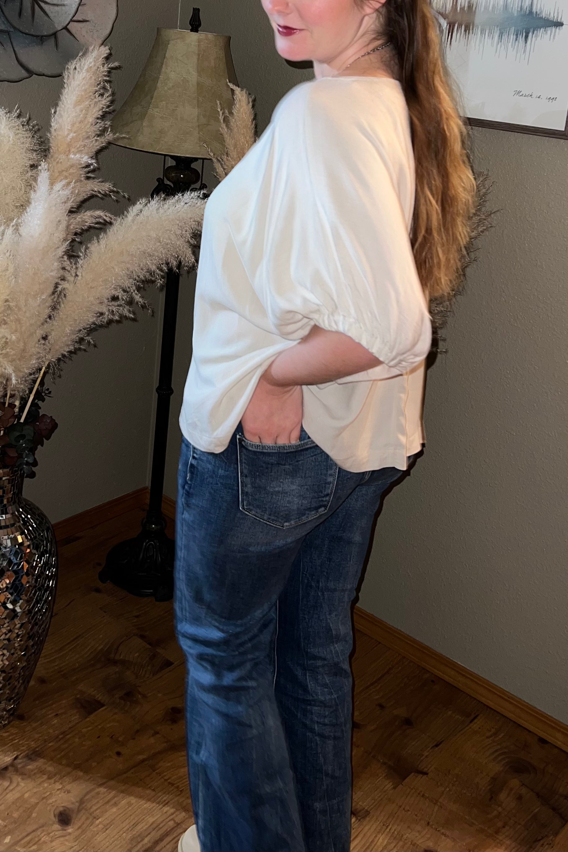 LucyBrook Boutique Flowy Fit Basic Tee