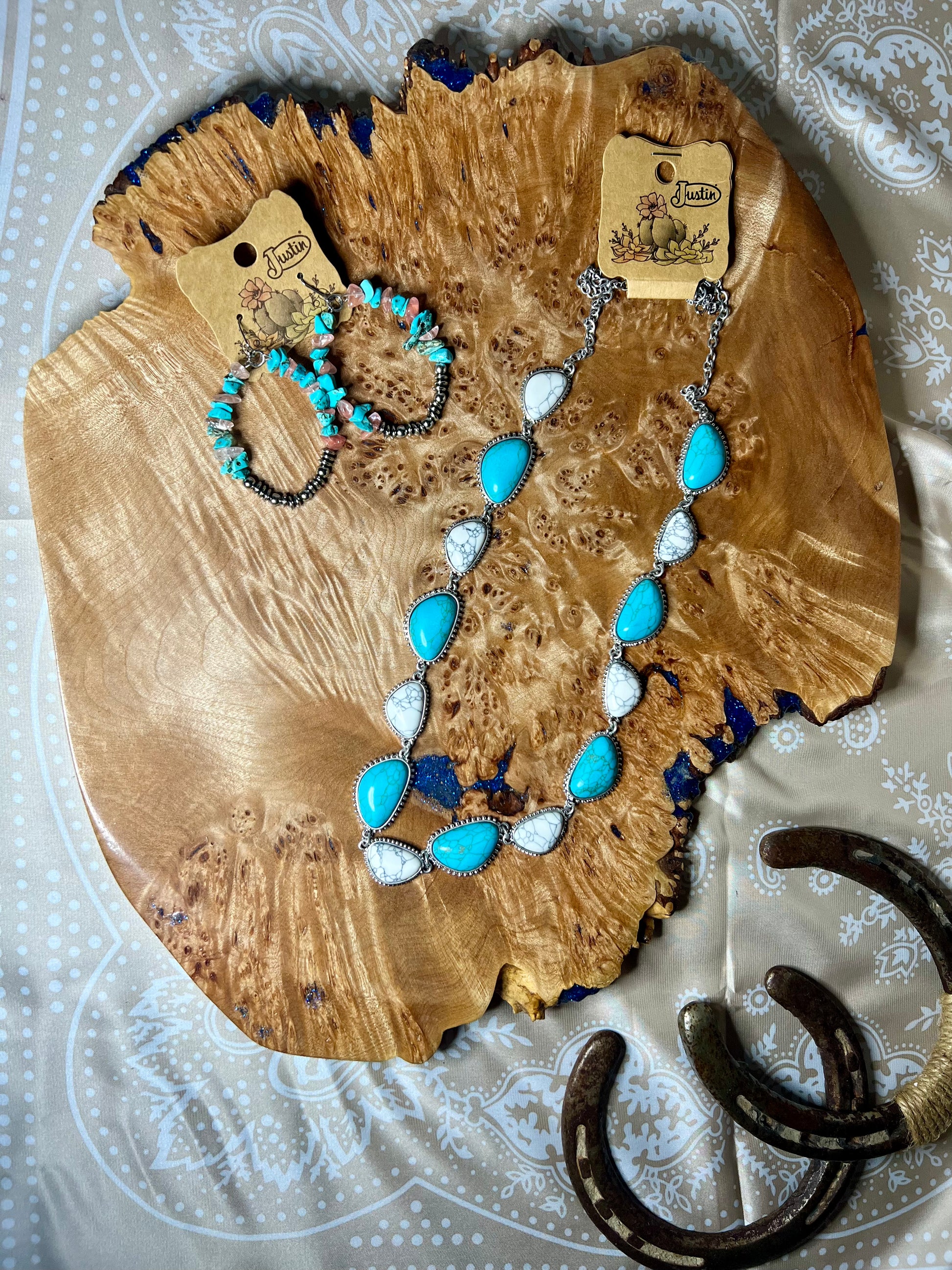 Justin Brand Turquoise Necklace