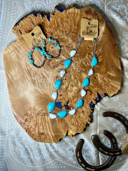 Justin Brand Turquoise Necklace