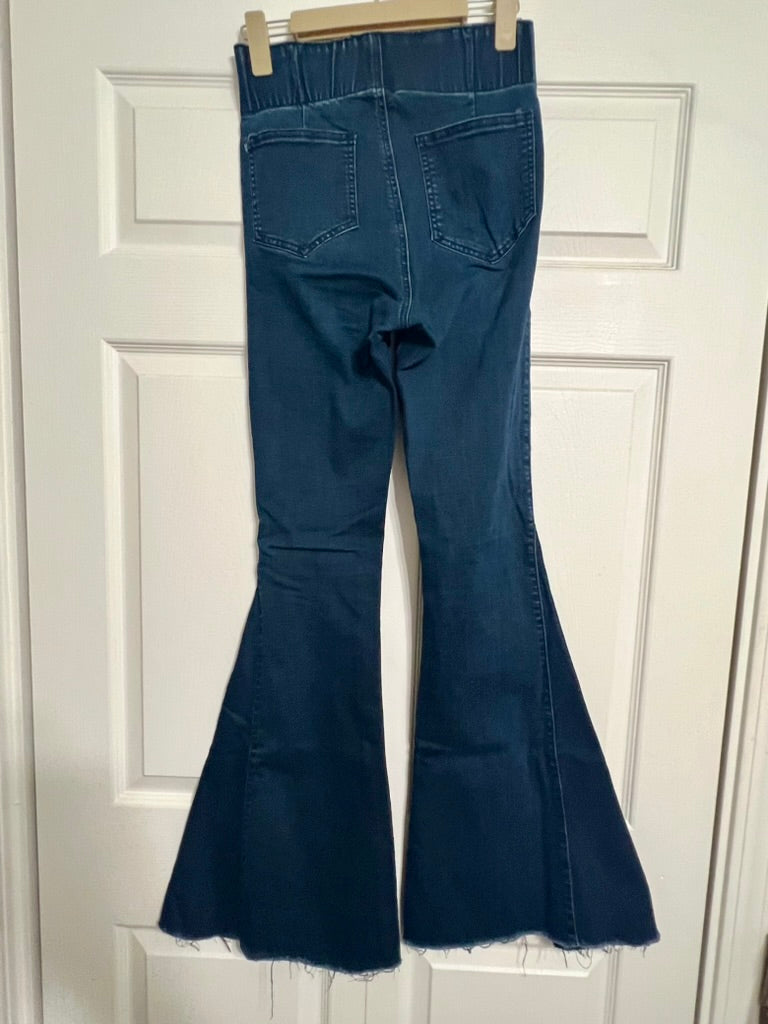 Brooke's Closet: High Waist Stretch Denim Bell Bottoms