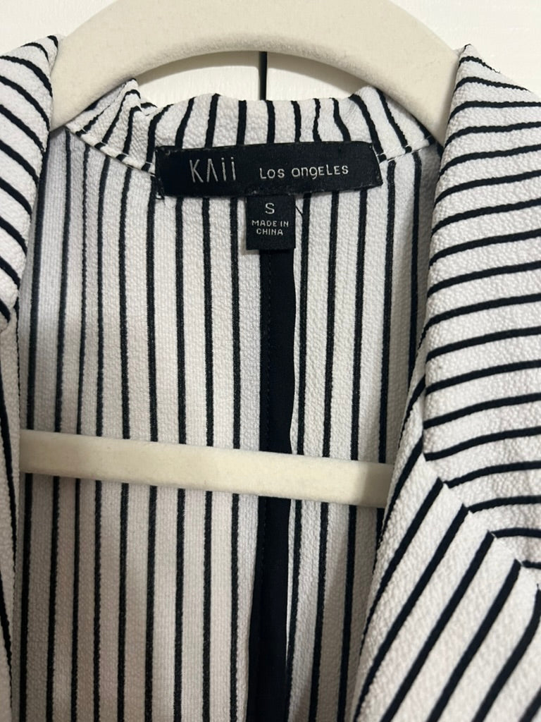 Brooke's Closet: Long Stripe Blazer