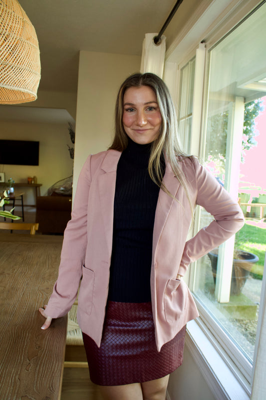 Brooke's Closet: Mauve Pink Blazer