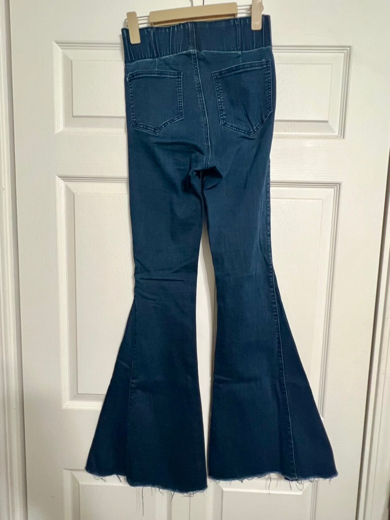 Brooke's Closet: High Waist Stretch Denim Bell Bottoms