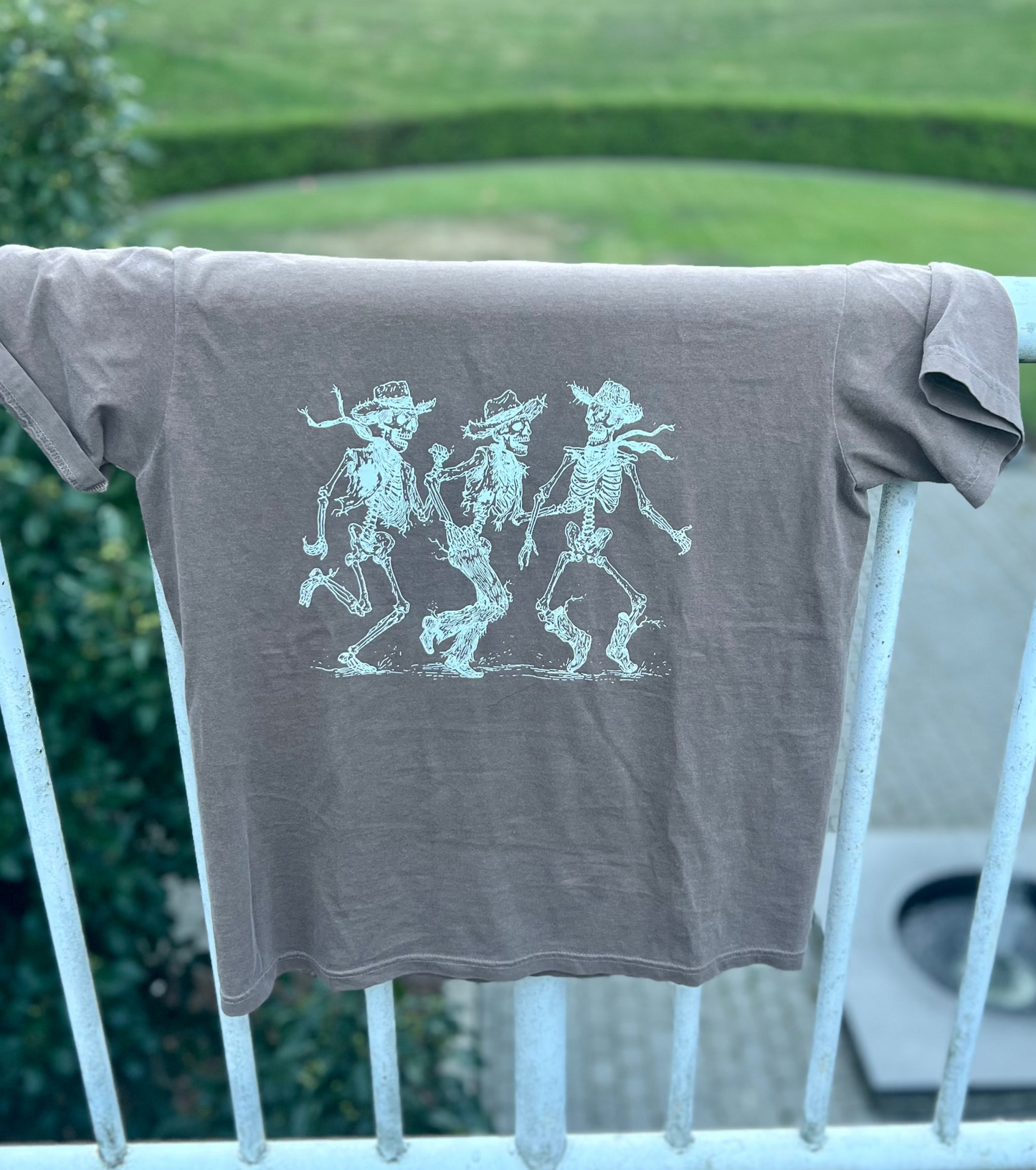 LucyBrook Boutique Cowboy Skeletons Graphic Tee