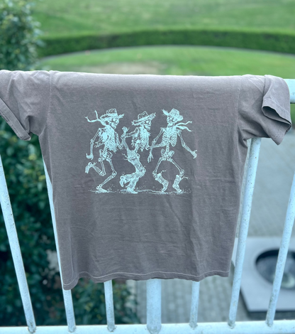 LucyBrook Boutique Cowboy Skeletons Graphic Tee
