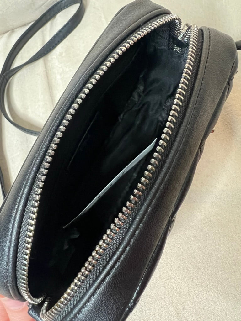 Brooke's Closet: Black Stud Cross Body Purse