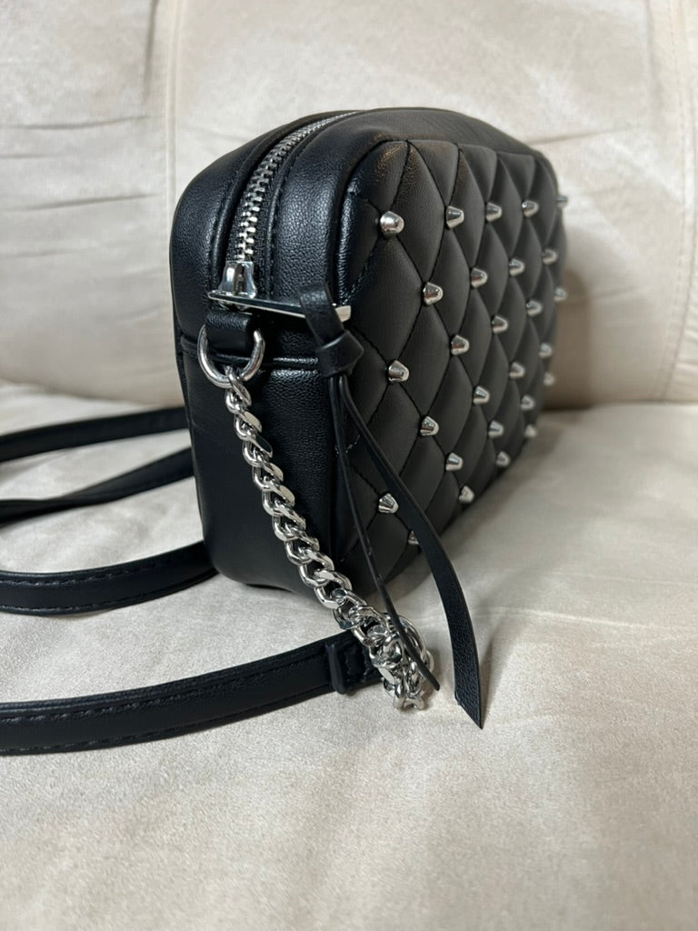 Brooke's Closet: Black Stud Cross Body Purse