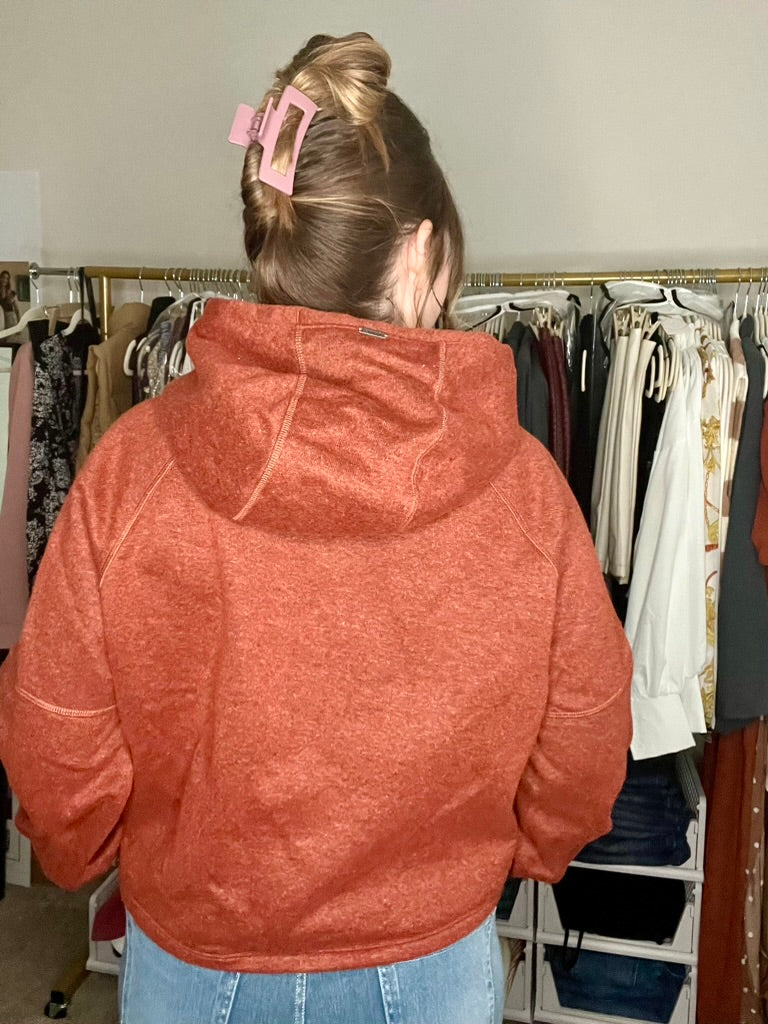 LucyBrook Boutique Brooke's Closet: Burnt Orange Hoodie