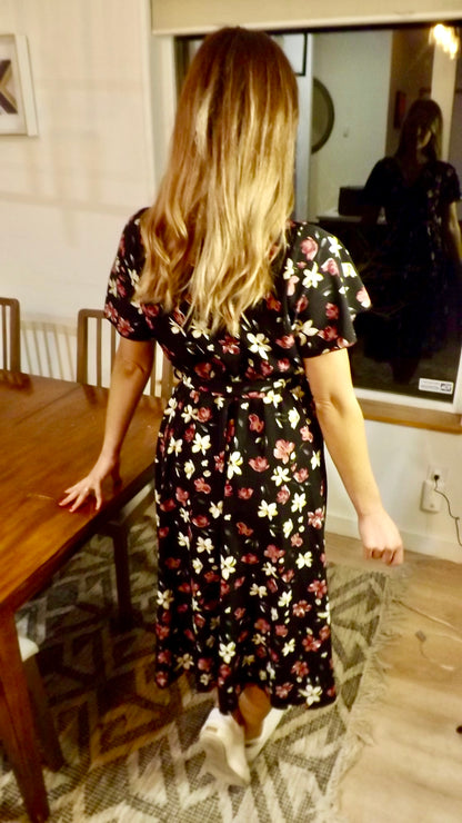 Brooke's Closet: Floral Midi Dress