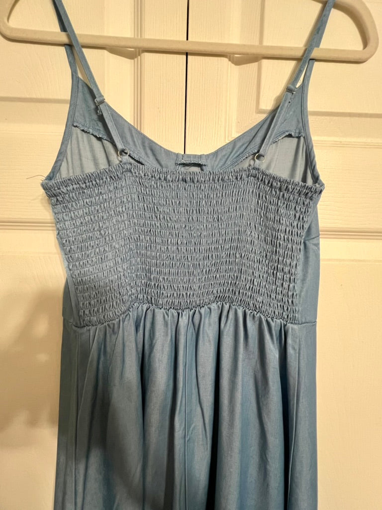 Brooke's Closet: Stretch Denim Midi Dress