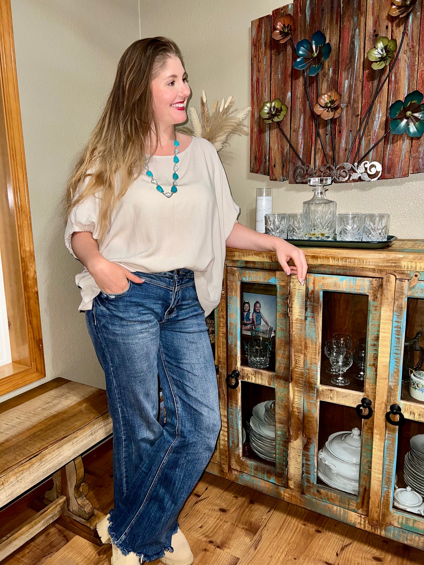 LucyBrook Boutique Flowy Fit Basic Tee