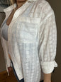LucyBrook Boutique Floral Button Down Long Sleeve Blouse