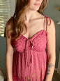 LucyBrook Boutique Floral Lace Patchwork Maxi Dress