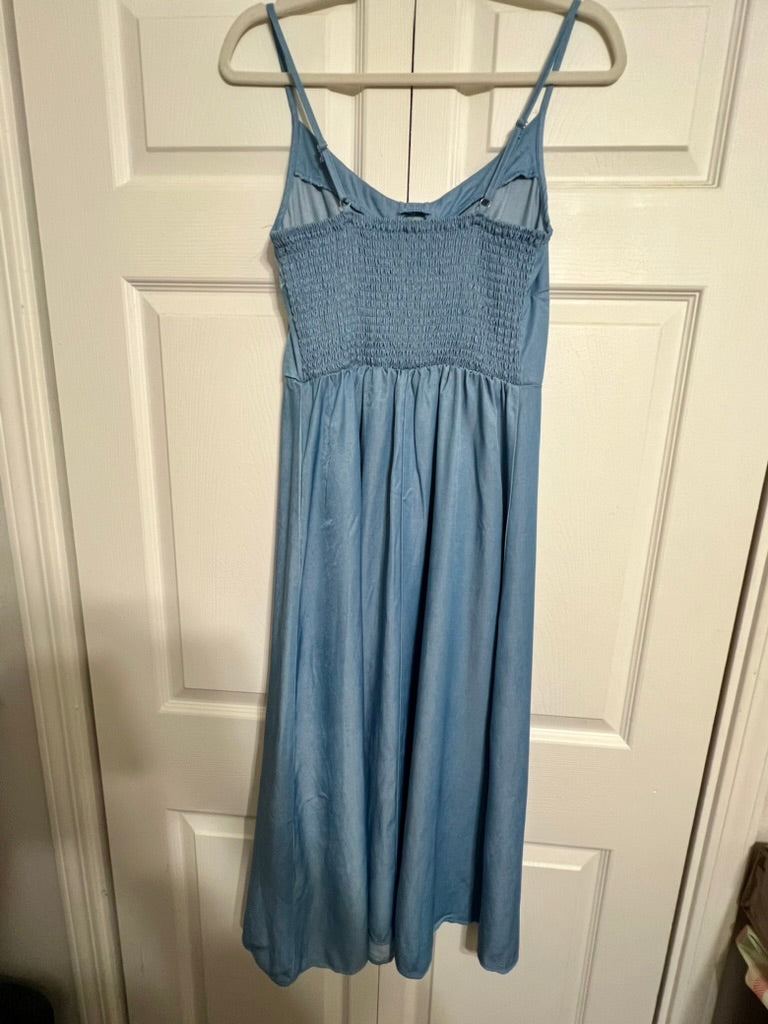 Brooke's Closet: Stretch Denim Midi Dress