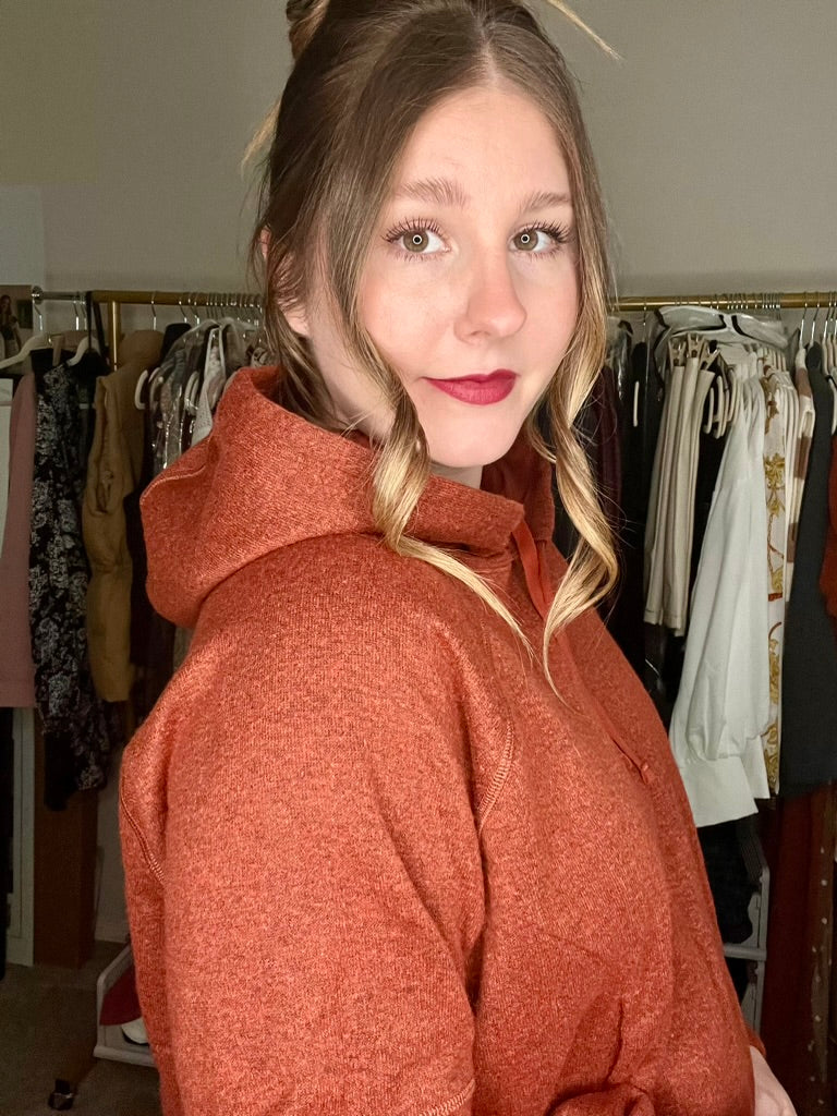 LucyBrook Boutique Brooke's Closet: Burnt Orange Hoodie