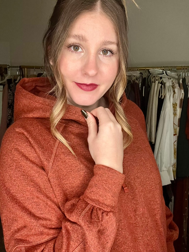 LucyBrook Boutique Brooke's Closet: Burnt Orange Hoodie