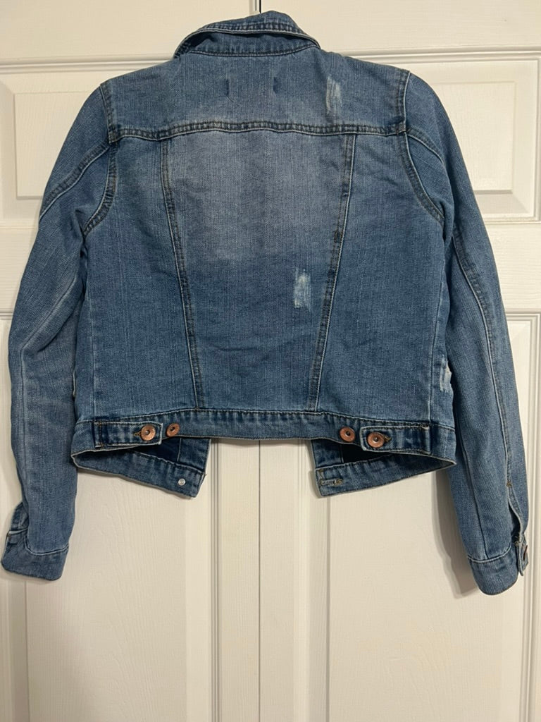 Brooke's Closet: Distressed Denim Jacket