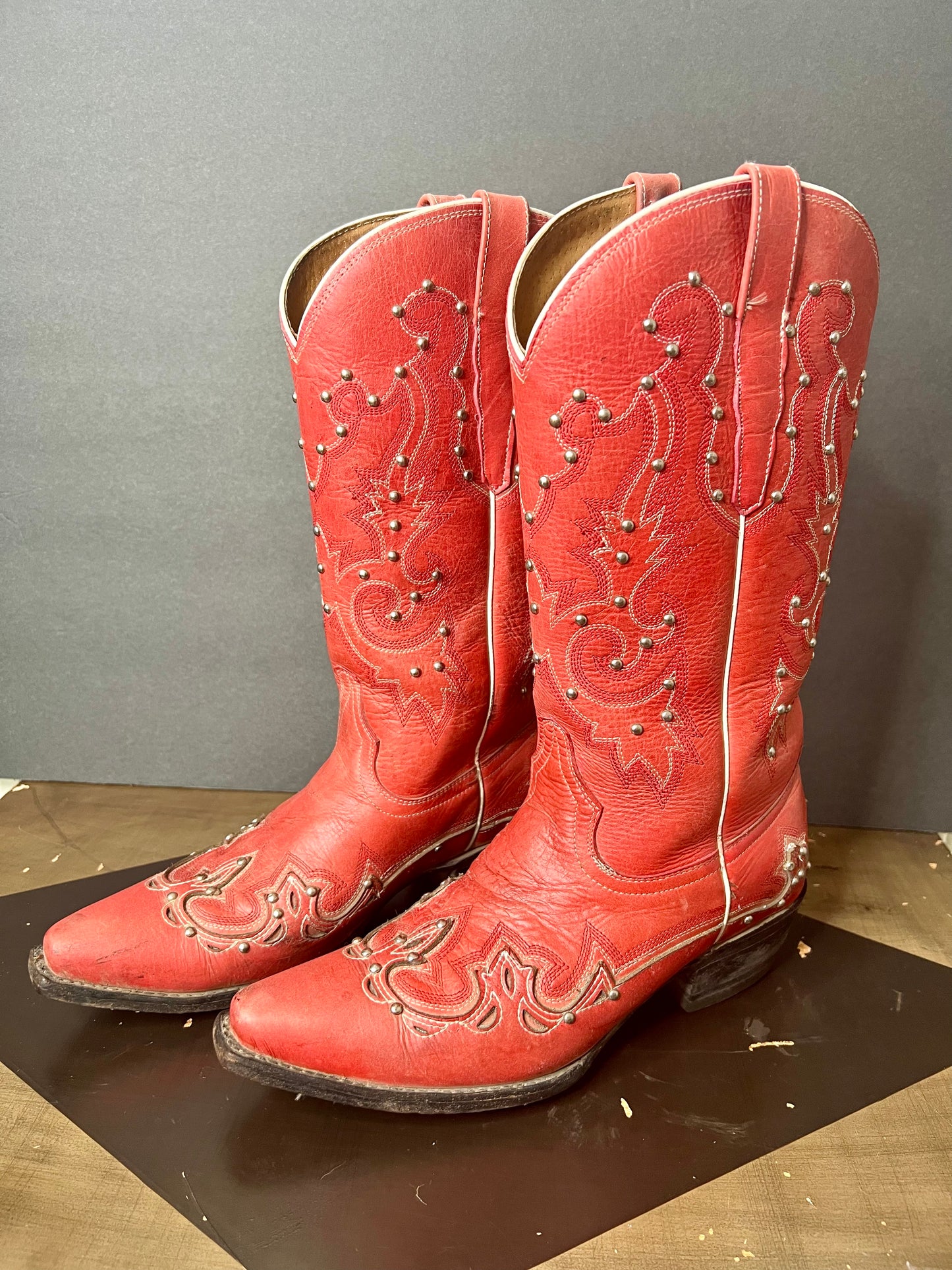 Brooke's Closet: Cherry Red Cowgirl Boots