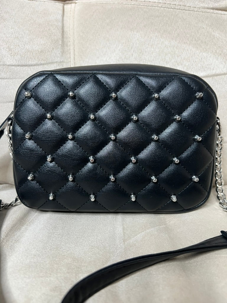 Brooke's Closet: Black Stud Cross Body Purse