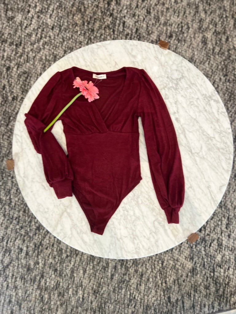 Ruby Knit V-Neck Bodysuit