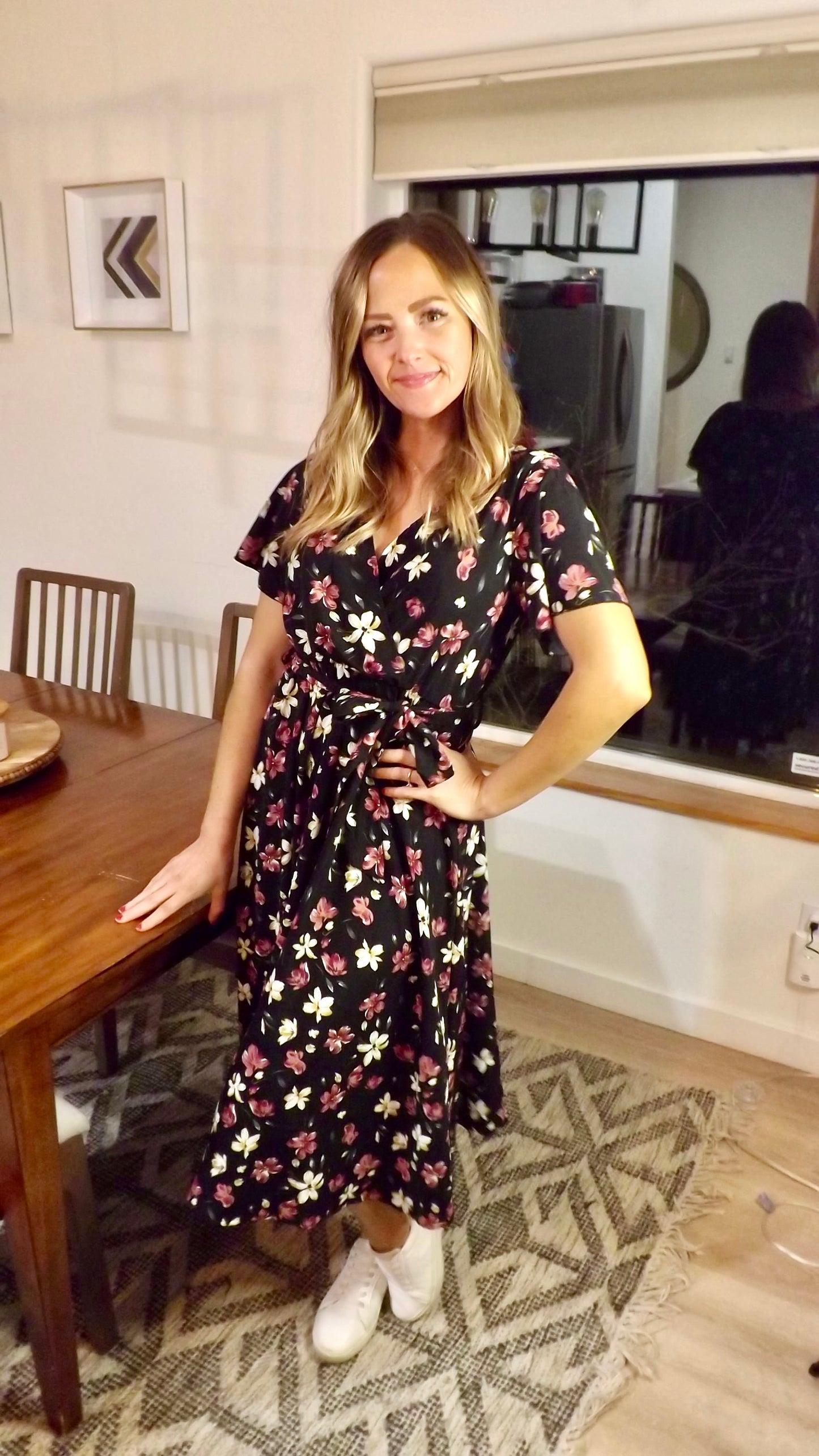 Brooke's Closet: Floral Midi Dress