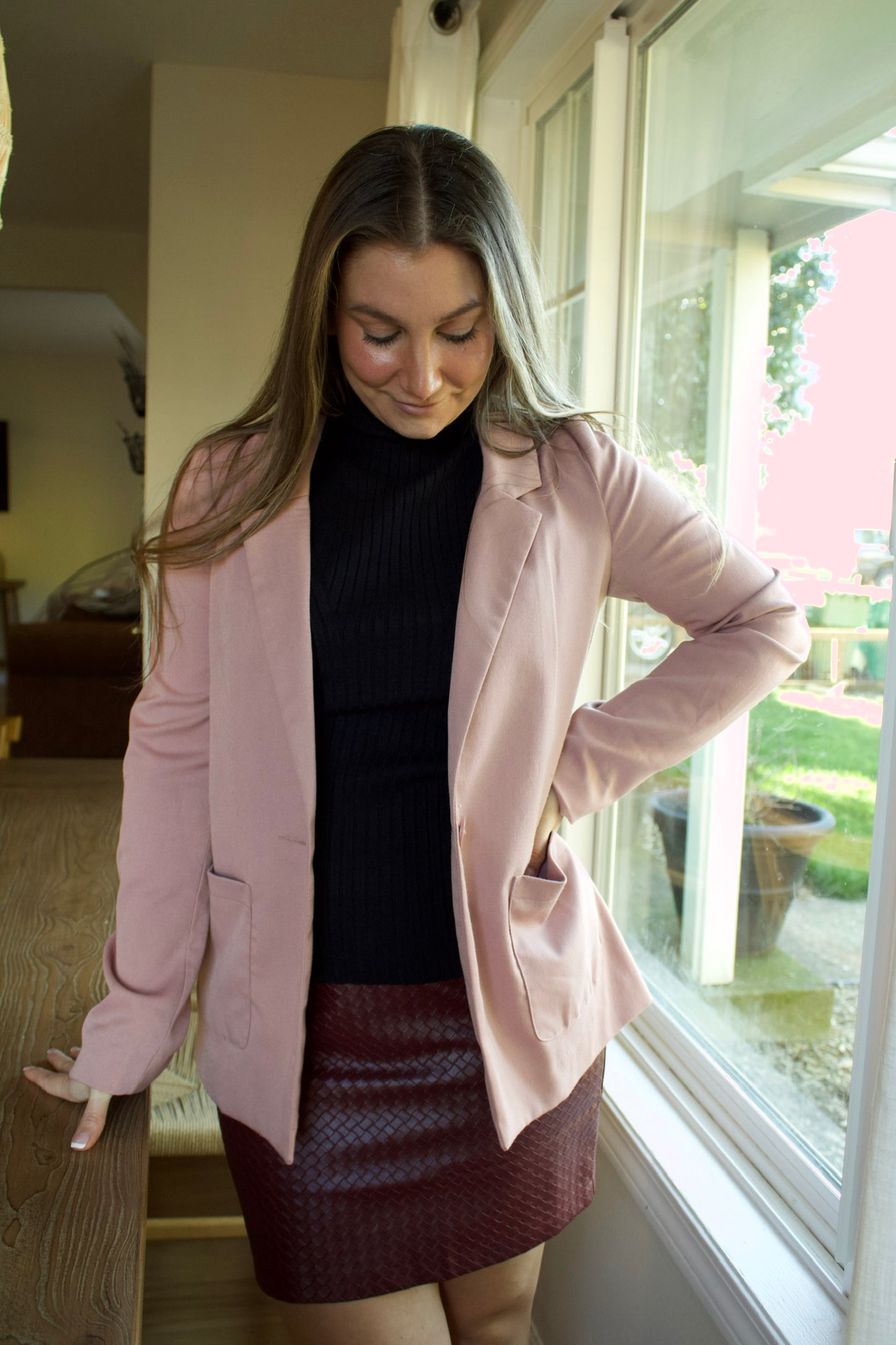 Brooke's Closet: Mauve Pink Blazer