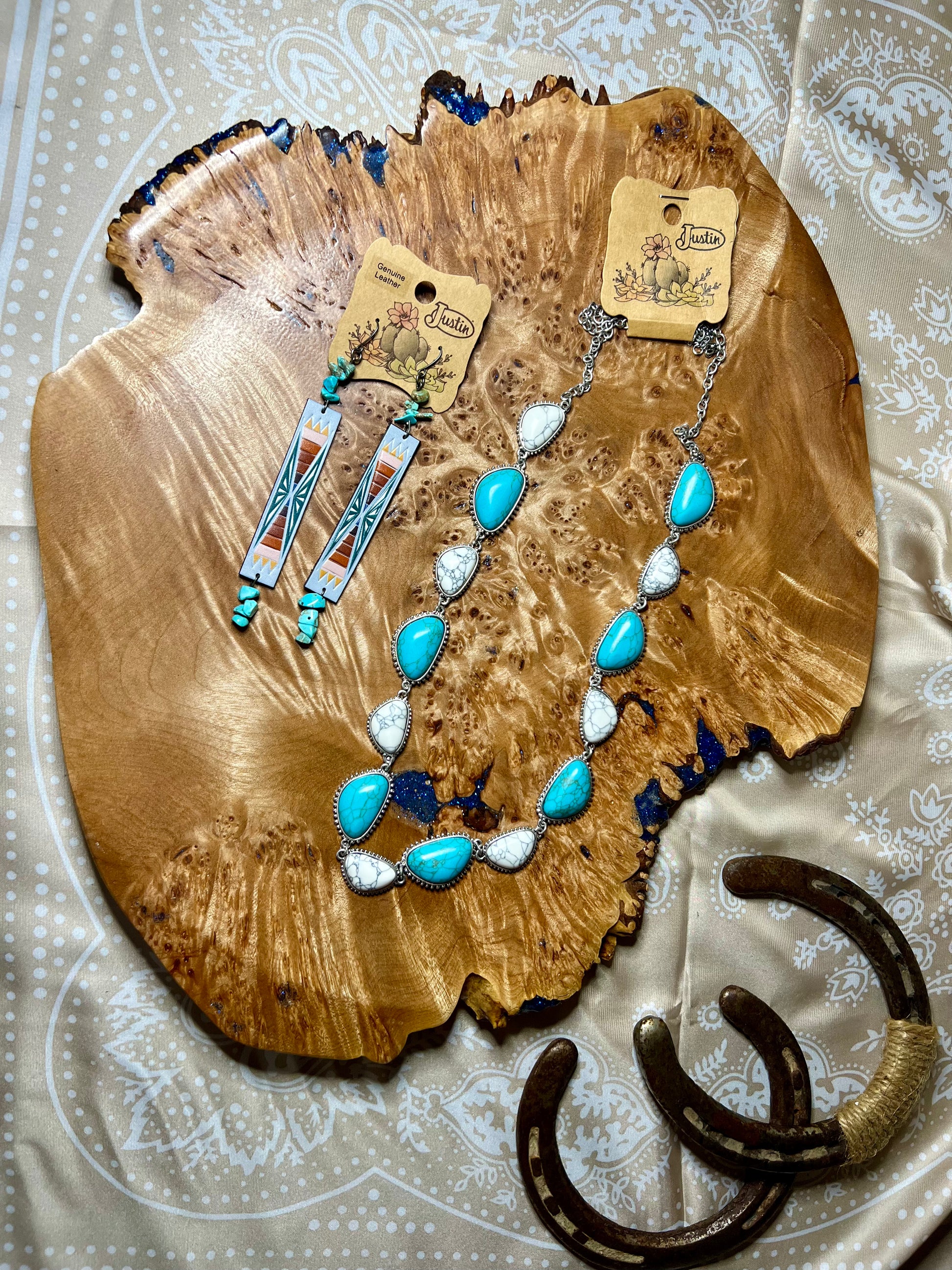 Justin Brand Turquoise Necklace