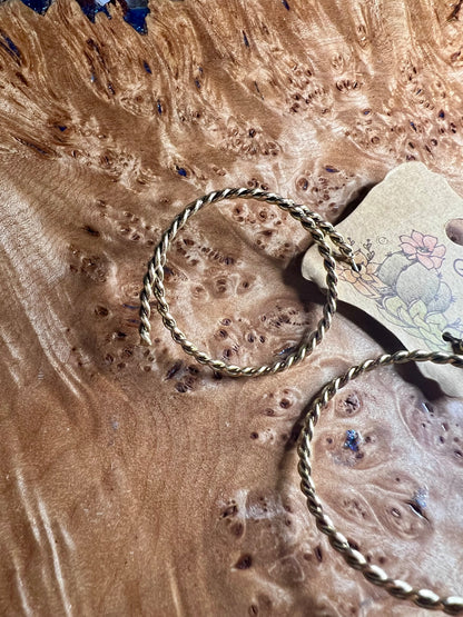 Justin Brand Gold Lasso Earring