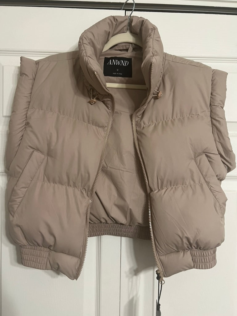 Brooke's Closet: Crop Puffer Vest