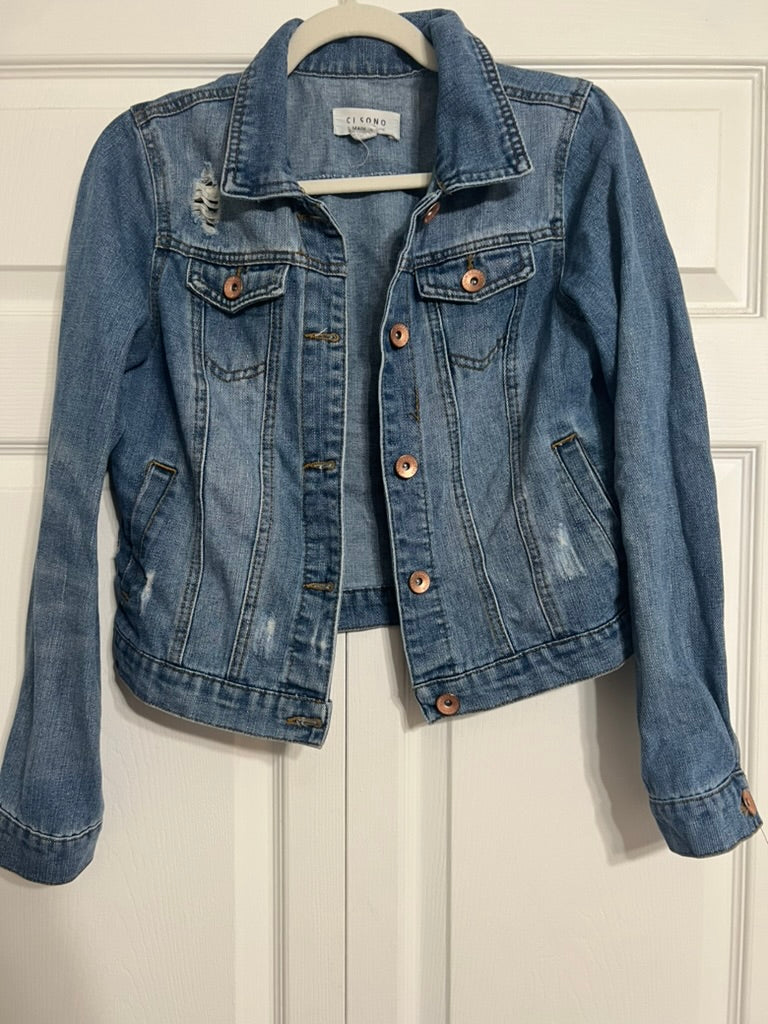 Brooke's Closet: Distressed Denim Jacket