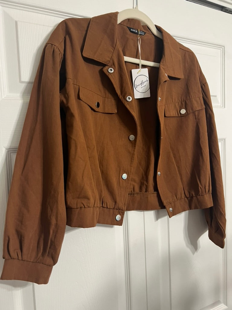 Brooke's Closet: Crop Bomber Jacket