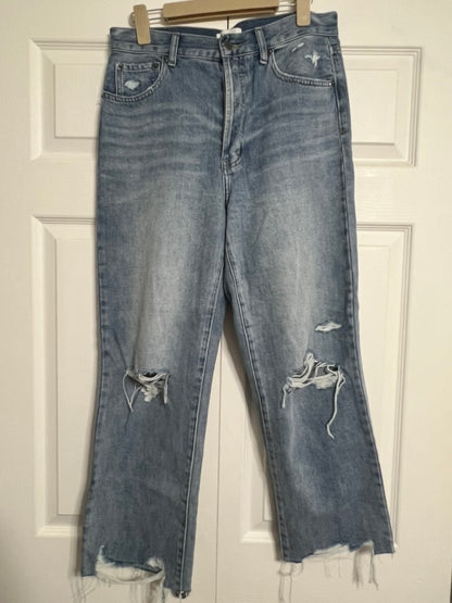 LucyBrook Boutique Brooke's Closet: Light Wash Crop Flare Jean