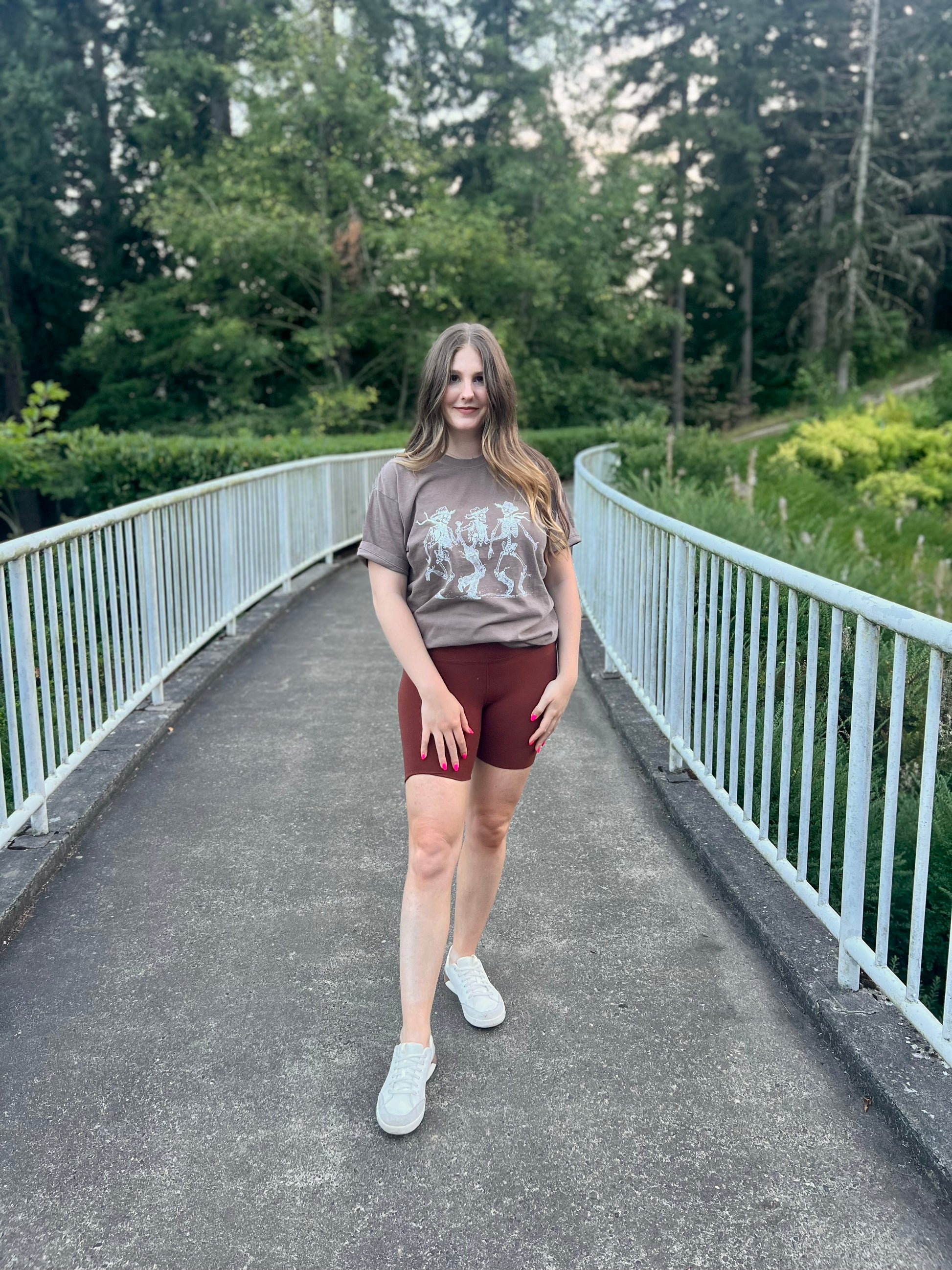 LucyBrook Boutique Cowboy Skeletons Graphic Tee