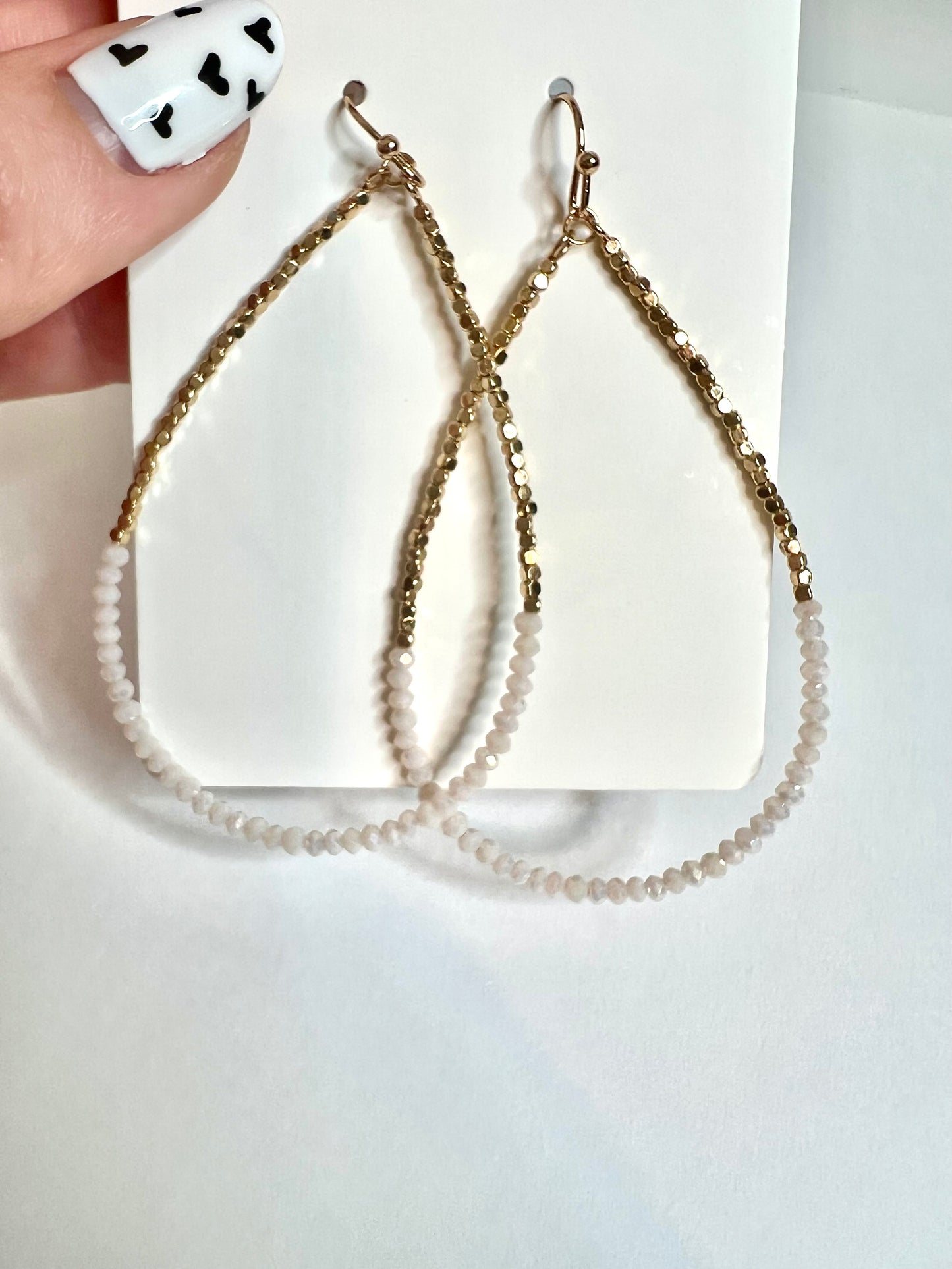 Raindrop Hoop Earrings