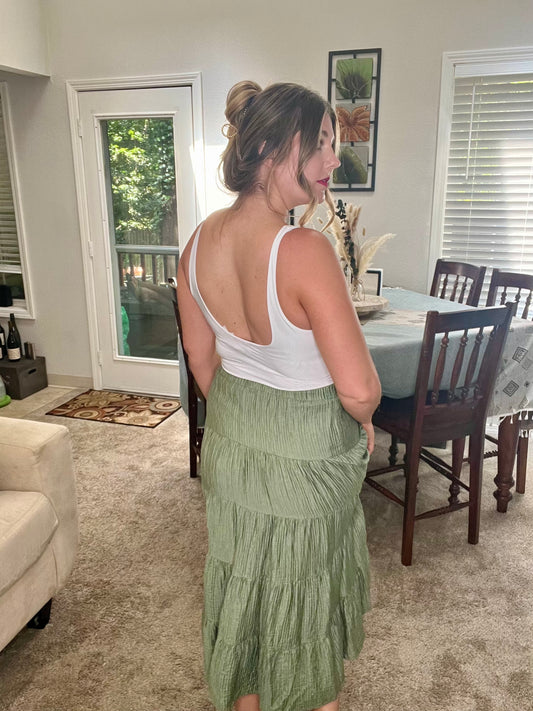 Brooke's Closet: White Low Back Bodysuit