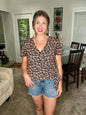 LucyBrook Boutique Brooke's Closet: Floral Tie Front Blouse